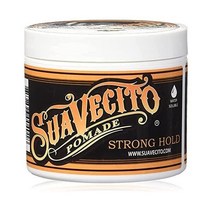수아베시토 Suavecito 포마드 Firme (스트롱) 홀드 - 스트롱 홀드 헤어 포마드 For 맨 - 미디엄 샤인 워터 베이스 왁스 Like Flake 프리 헤어 젤 - Eas, Firme_4 Ounce (Pack of 1)