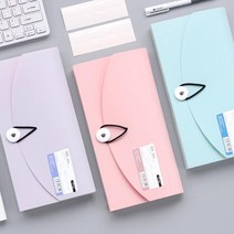 영수증 통장 빌지 증빙 보관 파일 서류함 계약서 사진, 1개, 2-통장지갑-핑크
