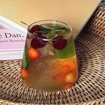 300m 모던 카페 디저트잔 칵테일컵 홈파티 예쁜유리컵 홈카페컵