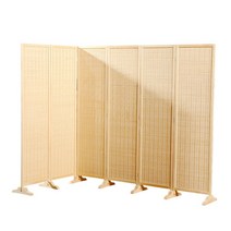 라탄 짜임 원목 파티션 인테리어 가벽 만들기, 180X50cm(3단)