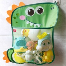 욕실그물망 욕실장난감정리 장난감그물망 목욕용품정리함, 공룡, 1개