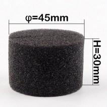 수경재배 스펀지 바구니 100pc 블랙 응원 수경법 블록 칼라 aquaponics net pot anti-alga 4 size, Dia 45 by 30mm Black