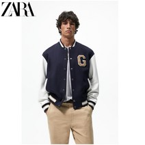 ZARA 자라 패치 봄버 야구점퍼