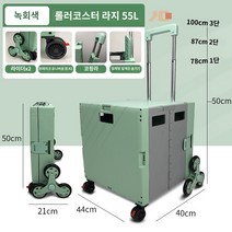 계단리프트 계단운반 휠체어계단 계단수레 전동리프트, 계단오르기_그린그레이라지[히든커버], 1개