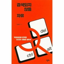 검색되지 않을 자유, 상품명
