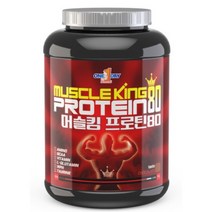 원데이뉴트리션 머슬킹 80 프로틴 헬스 보충제, 2kg, 17개