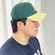 크군 남녀공용 H로고 투톤 볼캡 모자