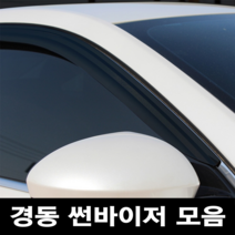 경동 썬바이저 자동차 빗물받이 윈도우 썬바이져, 기아 스포티지R 썬바이저(4P) 스모그
