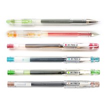 파일롯트 하이테크C HI-TEC-C 중성펜 0.3mm 낱색 / 3점 지지 방식 / 국민볼펜, 0.3mm 애프리콧오렌지 AO