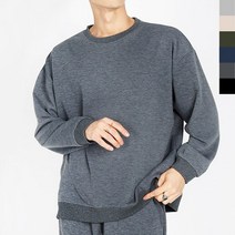 남성 오버핏 맨투맨 티셔츠