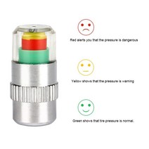 타이어압력측정기 자동차 공기압 압력 게이지 타이어 압력 모니터 게이지 캡 센서 표시기 경고 밸브 스템, 01 2.2 32psi