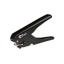 가재울유통 쉽고 편하게 뚫어지는 휴대용 일자펀치 펀칭기 - 1개 천공기 수동 문서청공기 제본 자동 2공 574950-9-40596ea