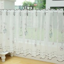 SKANDSALO 가림막 커튼 문 바란스 주방 세탁실 다용도실