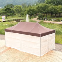 프리폼 프리미엄천막3x4.5 방수 대형 함마톤 알루미늄 접이식 캐노피천막, 1개, AL민자풀 3x4.5 백청백