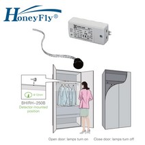 근접센서 HoneyFly 특허 IR 센서 스위치 250W 100-240V led에 대 한 Max.70W 적외선 모션 자동 On/off 5-10CM CE, 02 BHIRH250B open close