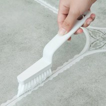 V컷팅 틈새 청소 브러쉬 욕실청소 타일청소 다용도솔, No 01. V컷팅 브러쉬 화이트