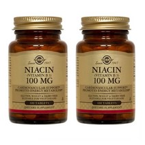 솔가 나이아신 비타민B3 100mg 태블렛 100정 2개