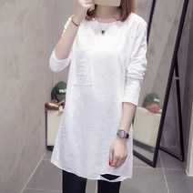 SAMARA 여성 반팔 롱티 캐주얼 면티 치마 패션