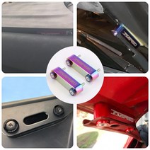 JDMSPEED 양극 산화 처리된 레드 후드 스페이서 후드 라이저 1.9cm(.. 정품보장