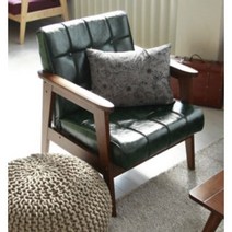 캐쥬얼 엔틱 고급 인조가죽 1인용 카페 쇼파 (6색) 좋은 소파 비싼 심플, A초코+내츄럴원목