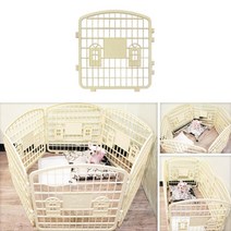 아웅다움］강아지안전문 강아지펜스 새끼강아지울타리 개펜스 6p［l0I］, 그린