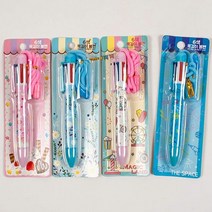 6색목걸이볼펜 목 학생 6 문구용, 상세페이지 참조