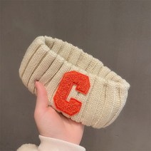 LCY 한국어 동대문 인터넷 연예인 간단한 C 편지 양모 넓은 가장자리 헤어 밴드 여성의 가을과 겨울 따뜻한 헤어 밴드 머리띠