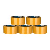 부광테이프 경포장 박스테이프 50m 57mic, 황색, 5개