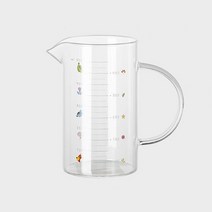 [Y+1] 스위트 내열강화유리 계량컵 비커 전자렌지용기 500ml / 1000ml