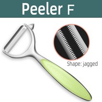 가정용정미기 파써는기계 탕파절단기 야채 과일 감자 필러 스테인레스 스틸 샤프 커터 가정용 가제트 필링, 06 PEELER F