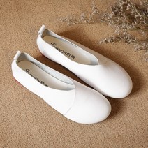 여성용 신발 가을과 싱글 슈즈 플랫 라운드 헤드 부드럽고 가볍고 편안한