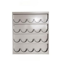 안전모보관함 걸이대 정리함 공사장 현장정리정돈, 안전모걸이대-4열 18칸