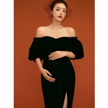 셀프만삭사진 드레스 원피스 만삭사진 만삭촬영원피스