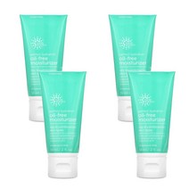 얼스 사이언스 Earth Science 완벽한 수분 무오일 보습제 무향 2fl oz(59ml), 4개