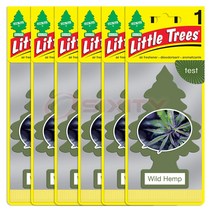 작은 나무 야생 대마 걸이용 공기 청정제 가정용 자동차 6-12-24-48-96-144개, 6, 6