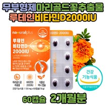 성인 남녀 루테인 60 캡슐 미니 개별 PTP 포장 영양제 스위스산 비타민D2000 메리골드 금잔화꽃 추출물 뉴테인 초등학생 아이들 부모님 뼈 칼슘인흡수 골밀도감소도움 스테아린산마그네슘없는 목넘김편한 초소형 눈영양제