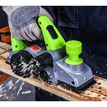 목공용대패 골밀이대패 DIY수공구 -휴대용 전기 대패 목공 대패 목공전동공구 전동대패, 강력한 힘을 가진 모든 구리 모터, 1개