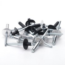 팝너트건 너트 리벳건 어뎁터 20-40pcs 알루미늄 대형 플랜지 팝 오픈 중공 블라인드 리벳 대형 캡 리프 볼, 10 35mm_06 20Pcs (M5 Black)