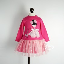 봄 소녀 리본 샤원피스 유아동 여아데일리 공주 캐쥬얼 DK01