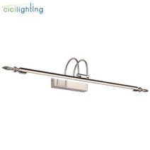 빈티지 L56 66 76cm 유럽 스타일 led 욕실 화장대 조명 니켈 청동 도금 거울 로프트 램프 장식 cicighting, 따뜻한 화이트, 14w l76cm, 01 bronze