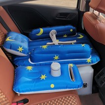 평판시트 화물차 평판 시트 통기성 어린이 자동차 풍선 침대 아기 수면 패드 매트리스 뒷좌석 장치 공기, 04 브라운