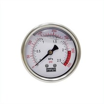 오일충만식 압력계 판넬식 직경60 YN60Z-2.5MPa, 단품
