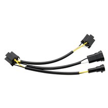 할리 로드 킹 2014-16 용 LED 헤드라이트 어댑터 하네스 오토바이 다이나 팻 밥 와이어 H4-H11/H9 헤드램프, 한개옵션0