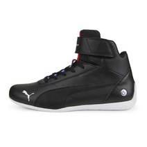푸마 블링크 운동화 하이탑 다크샤론 PUMA BMW M Motorsport Neo Cat Mid Motorsport Sneakers BLACK
