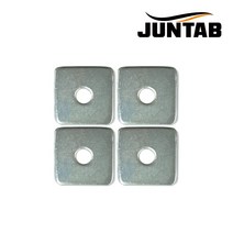 철 사각와샤 와셔, 70x70x4T(7/8인치 / 22mm), 1개