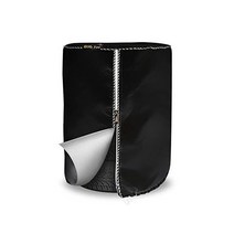 Mr.You 644390 대형 타이어 커버 계절용 토트 수납 가방 방수 방진지름 32인치 검은색 코팅, black, Fits up to 32