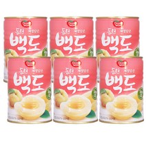 동원 백도 400g x 6캔 / 과일통조림 황도캔 백도캔