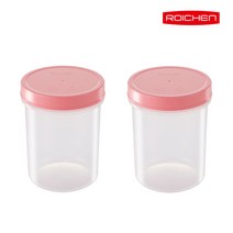 1+1 로이첸 요거트 발효용기 소분용기, 로이첸 발효용기 핑크(1+1)