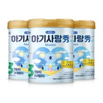뉴 아기사랑 수 어드밴스 분유 3단계 750g, 3개