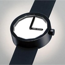 이세이미야케 Issey Miyake TWELVE 손목시계 블랙/블랙 레더 SILAP002